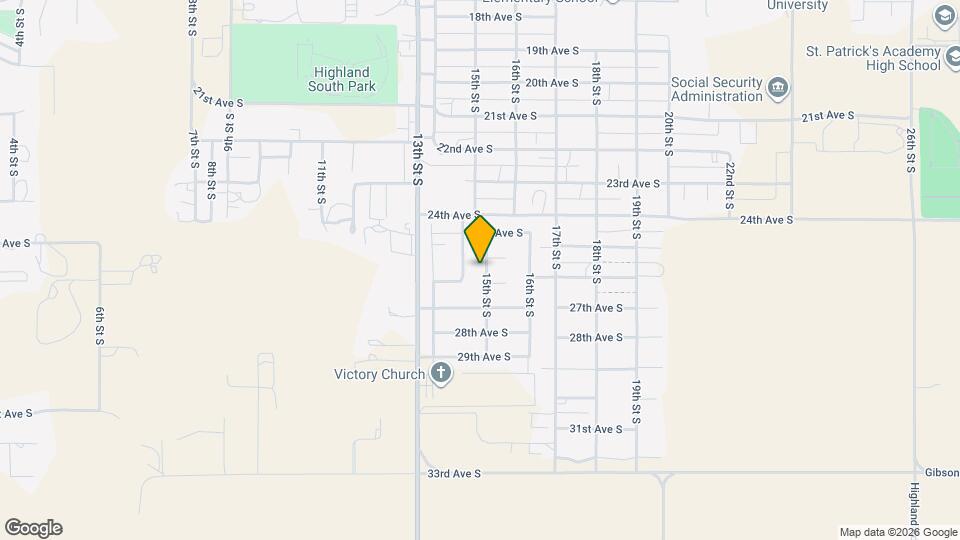 2516 15th St S Map and Location Details