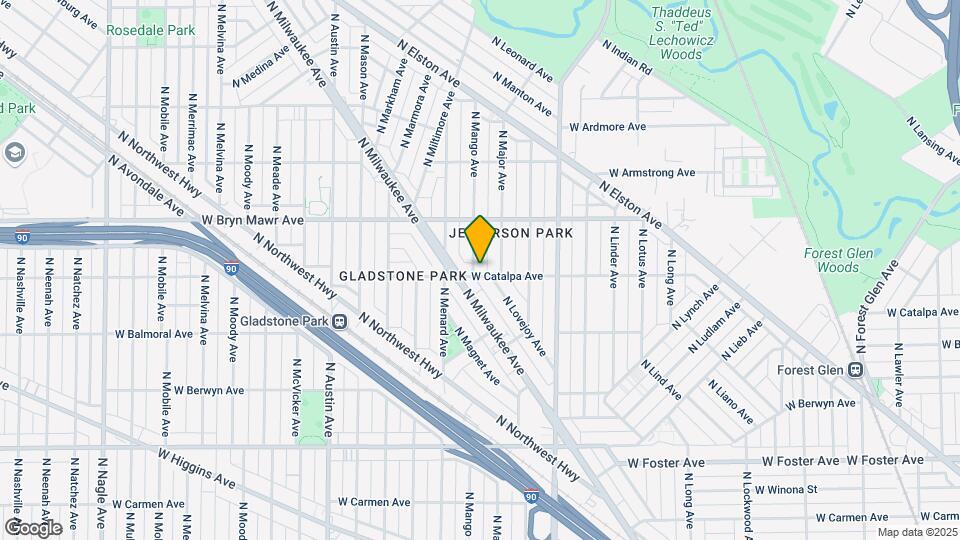 5501 N Mango Ave Map and Location Details