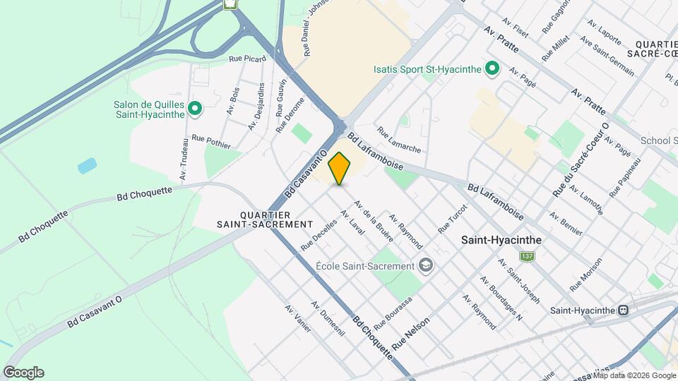 2965 De La Bruere Av Map and Location Details