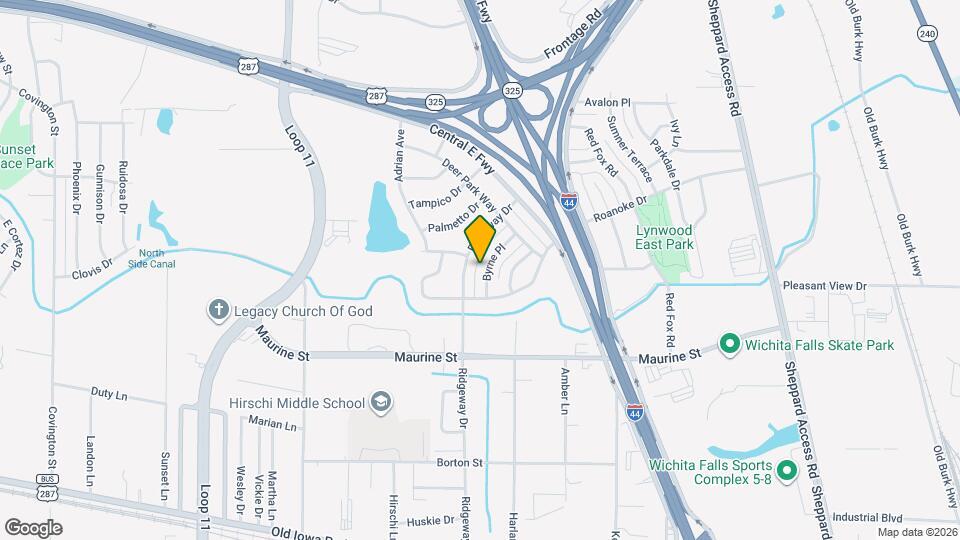 2720 Byrne Pl Map and Location Details