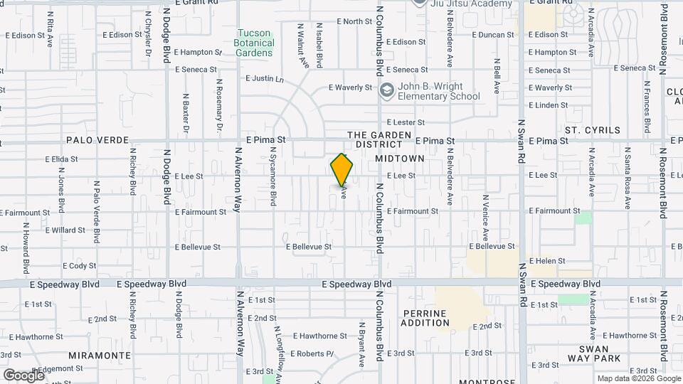 1511 N Bryant Ave Map and Location Details