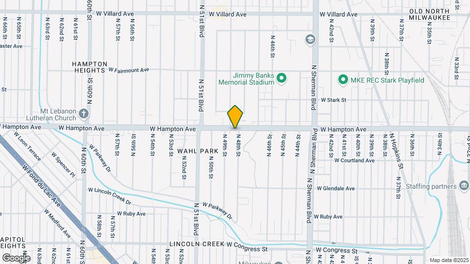 4801 W Hampton Ave Map and Location Details