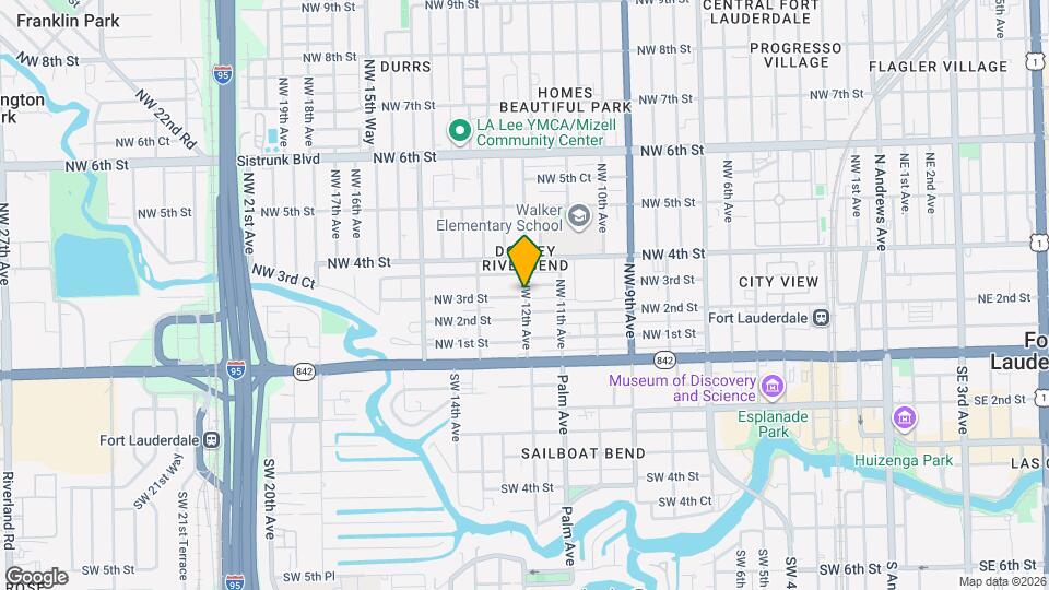 307 NW 12th Ave Map and Location Details