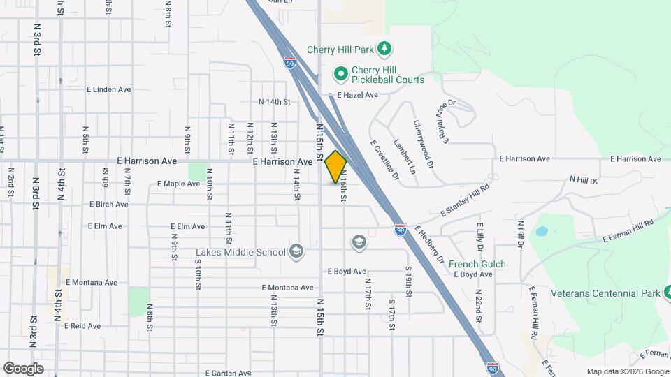 1516-1518 E Maple Ave Map and Location Details