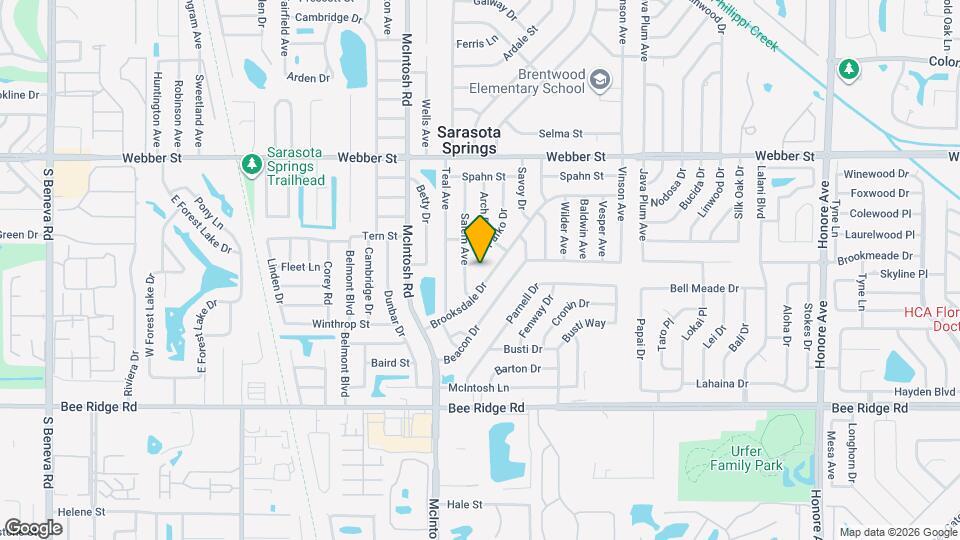 3235 Pafko Dr Map and Location Details