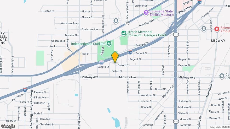 4122 Cherokee St Map and Location Details