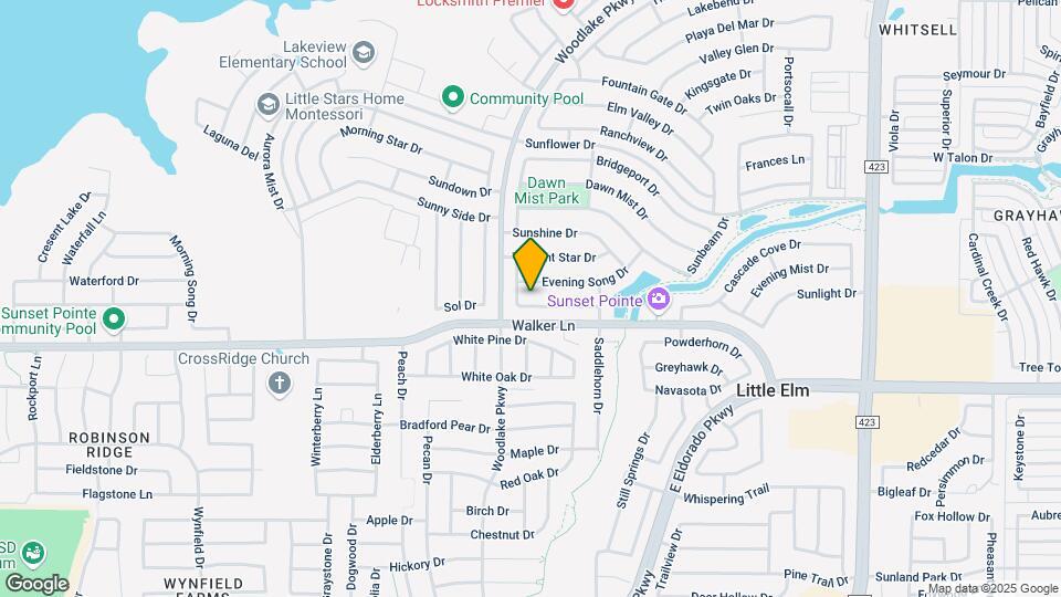 2309 Aurora Dr Map and Location Details