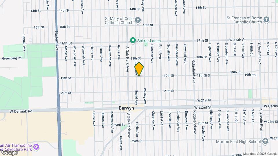 1903 S Euclid Map and Location Details