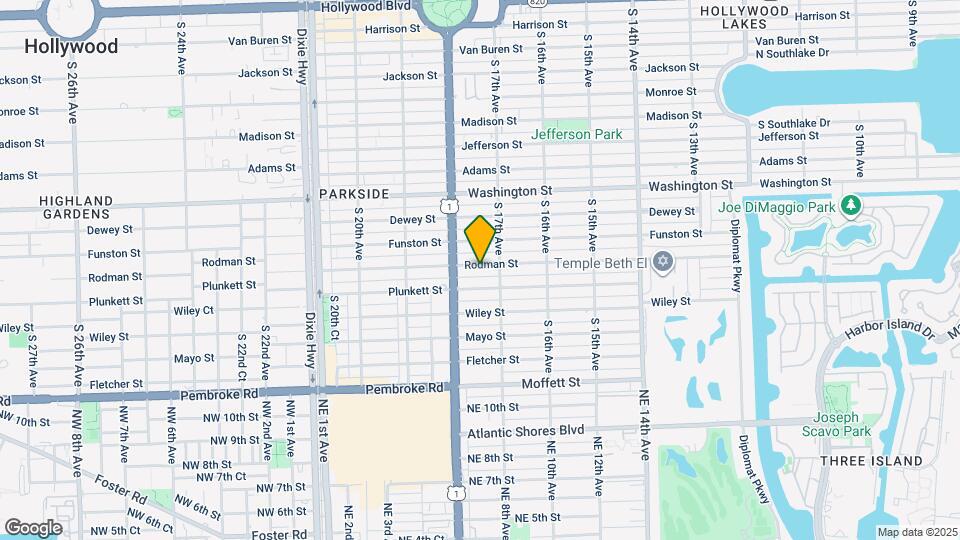 1724 Rodman St, Unit A Mapa y Detalles de la Ubicación