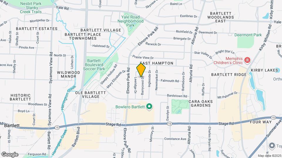 3093 Barrycrest Dr Map and Location Details