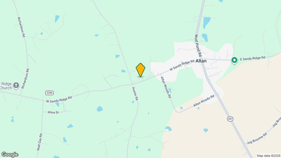408 W Sandy Ridge Rd Map and Location Details