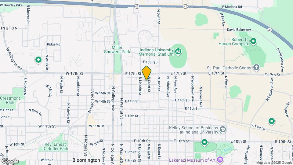 317 E 16th St Map and Location Details