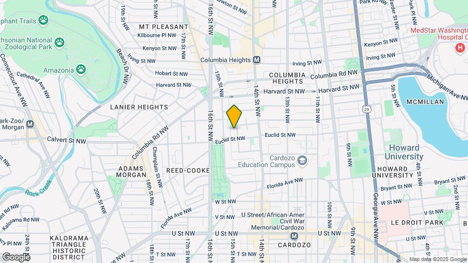 2612 University Pl NW Map and Location Details