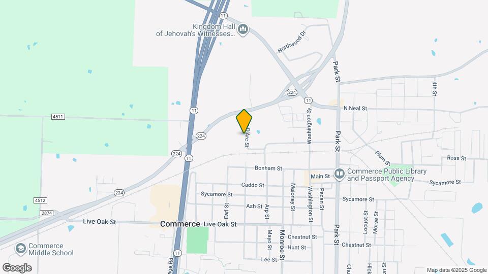 1007 Bois D'Arc St Map and Location Details