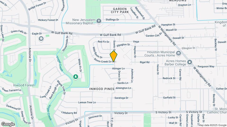 3603 Storm Creek Dr Map and Location Details