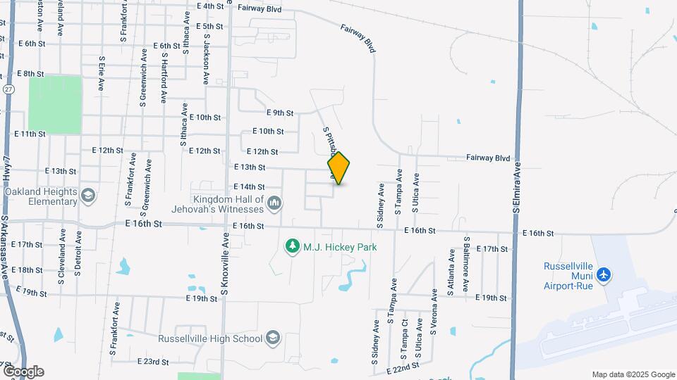 1409 S Pittsburg Ave Map and Location Details