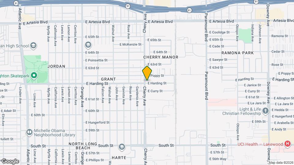 6202 Cherry Ave Map and Location Details