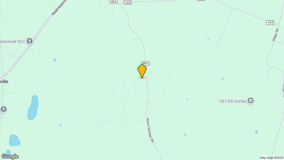 2553 Warm Springs Rd Map and Location Details