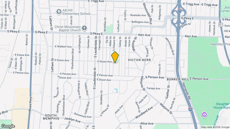 1620 S Orleans St Map and Location Details