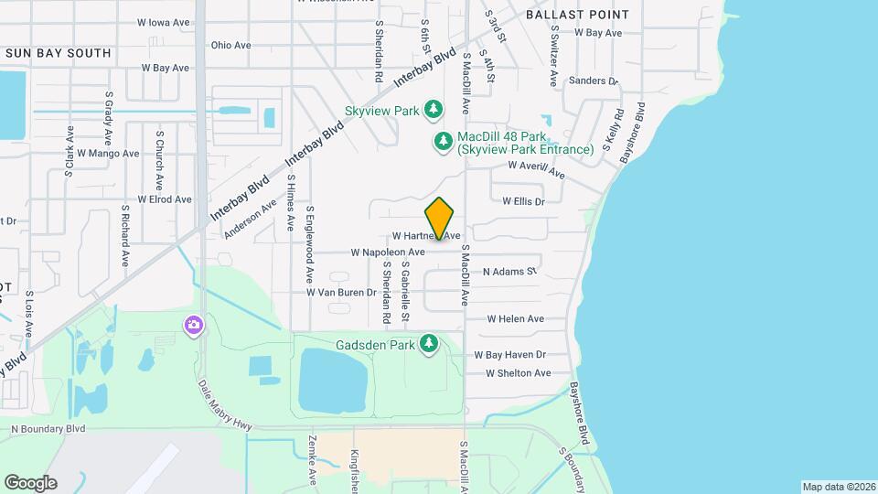 3109 W Napoleon Ave Map and Location Details