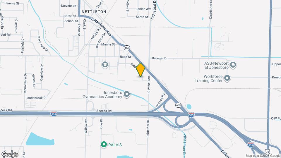 4414 Oliver St Map and Location Details