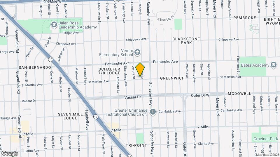 19701 Tracey St Mapa y Detalles de la Ubicación