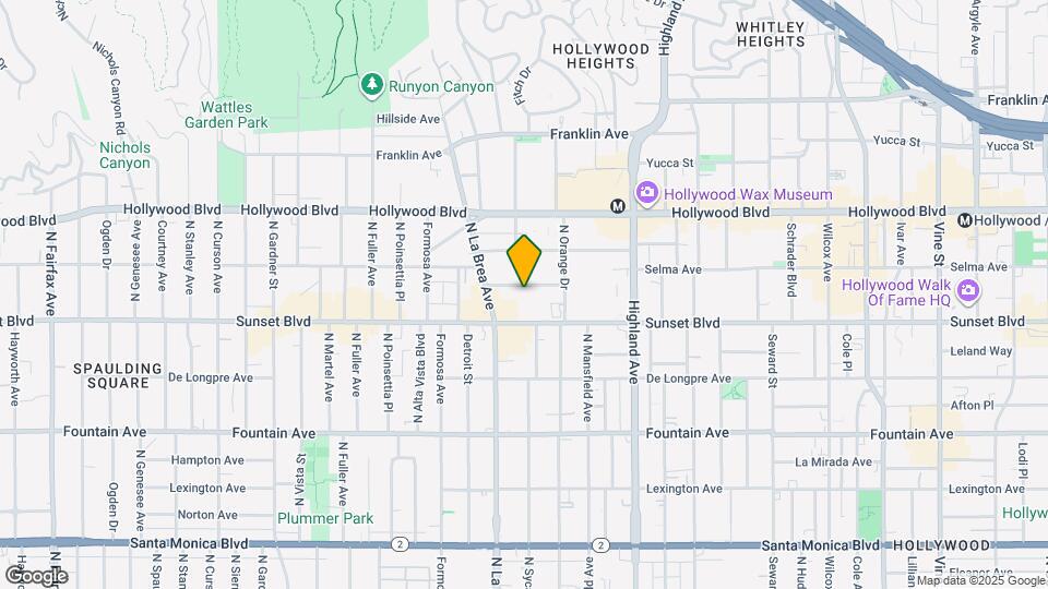 7044 Lanewood Ave Map and Location Details