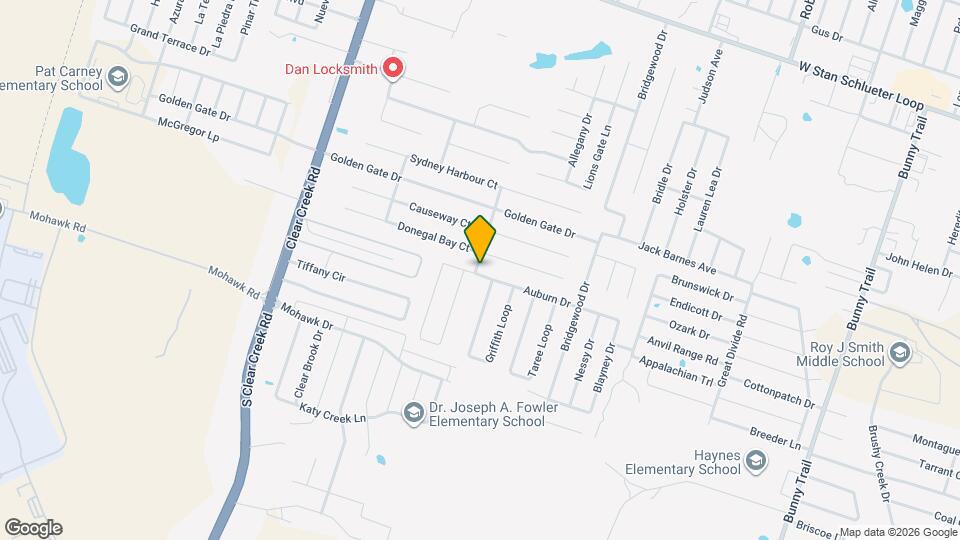 4709 Auburn Dr Mapa y Detalles de la Ubicación