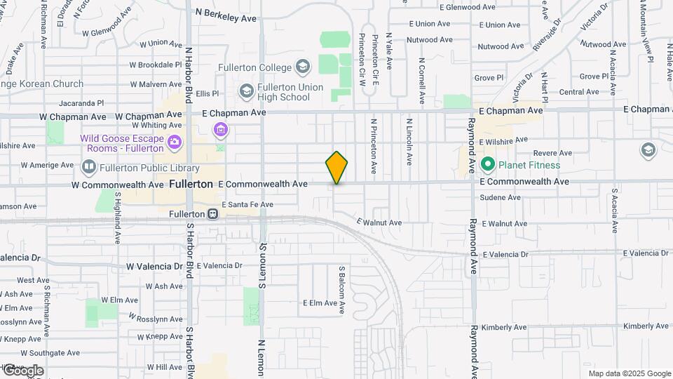 102 S Balcom Ave Mapa y Detalles de la Ubicación