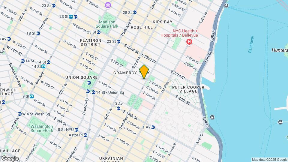 245 E 19th St Map and Location Details