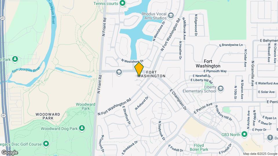 645 E Champlain Dr Map and Location Details