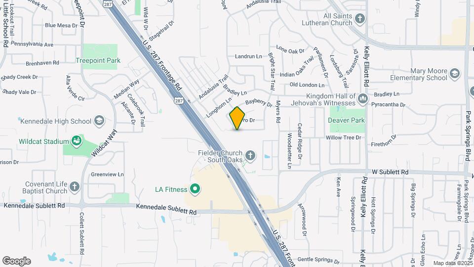 5004 Saddlehorn Dr Mapa y Detalles de la Ubicación