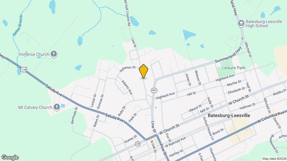 332 Belt-Line Ave Map and Location Details