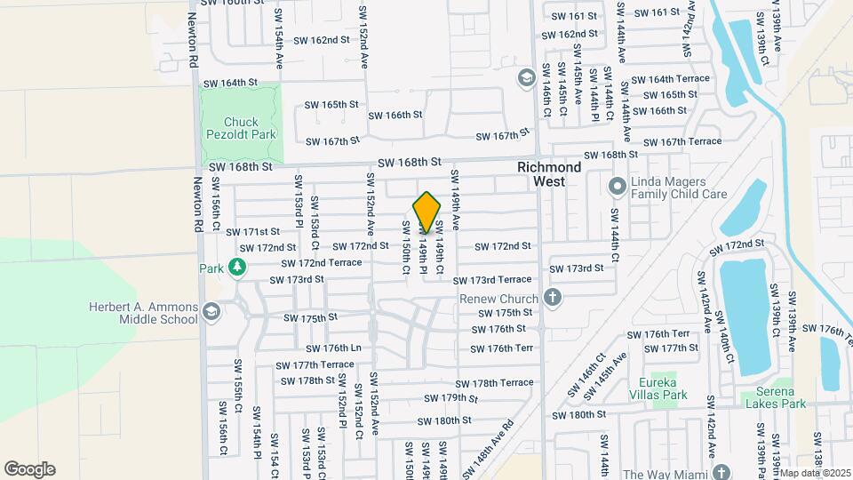 17153 SW 149th Pl Map and Location Details