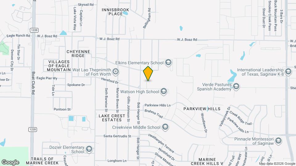 5950 Hereford Dr Mapa y Detalles de la Ubicación