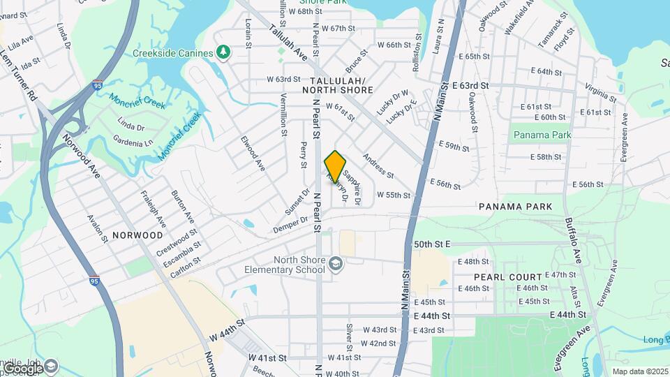 6511 Evelyn Dr Map and Location Details