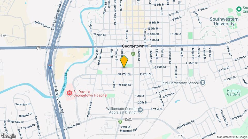 1601 Forest St Map and Location Details
