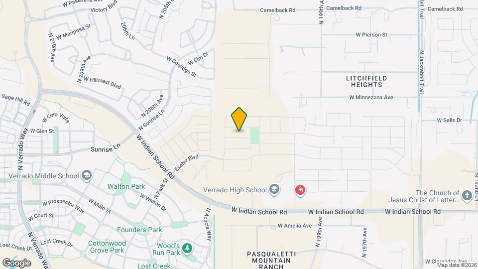 20234 W Turney Ave Map and Location Details