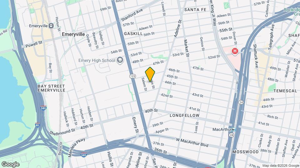 4315 Essex St Map and Location Details