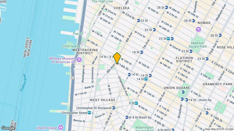252 W 14th St Map and Location Details