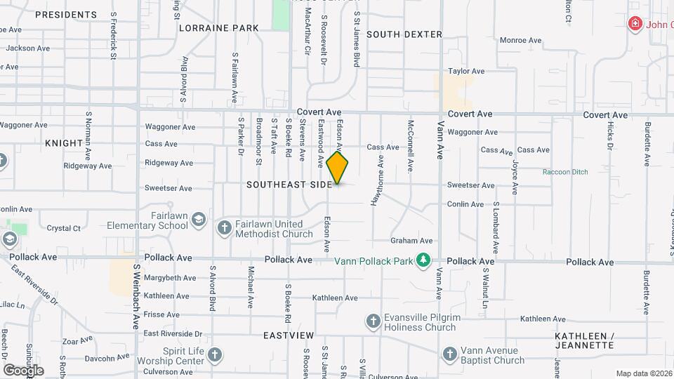 2559 Sweetser Ave Map and Location Details