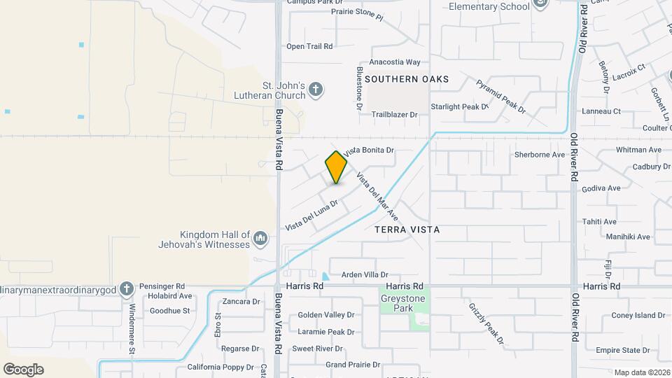 10927 Vista Del Valle Dr Map and Location Details
