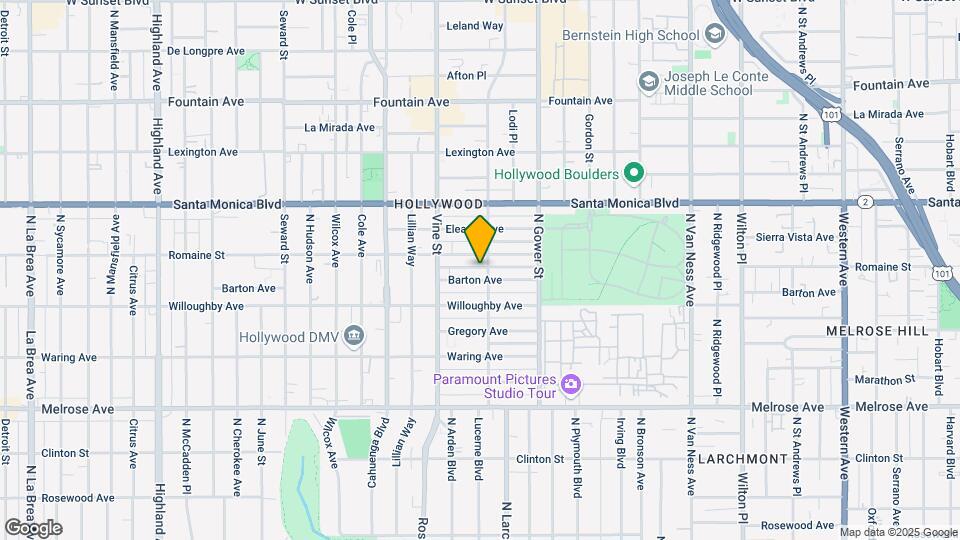 6007 1/2 Barton Ave Map and Location Details