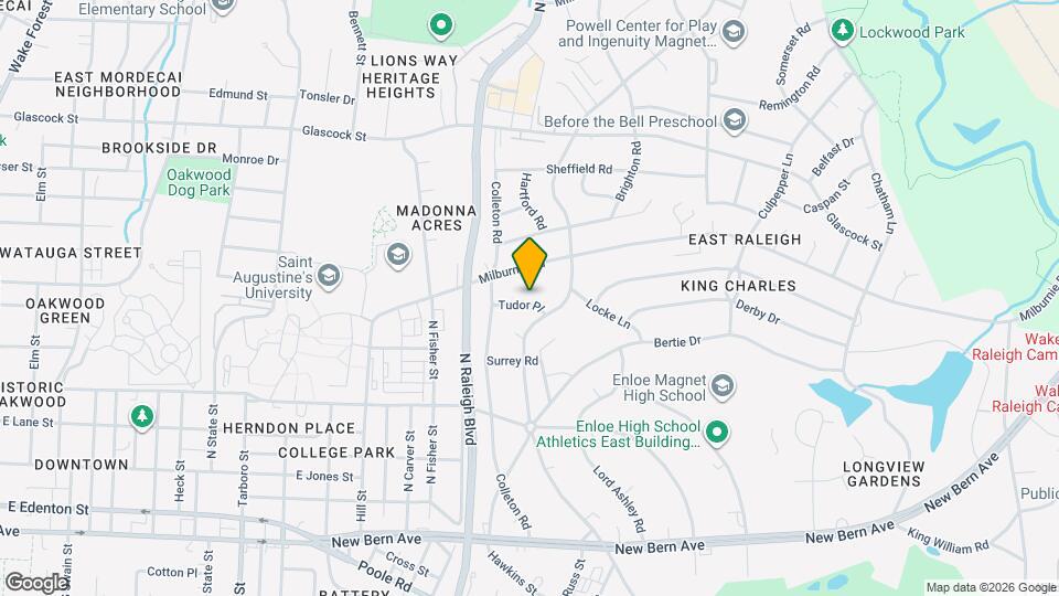 2119 Tudor Pl Mapa y Detalles de la Ubicación