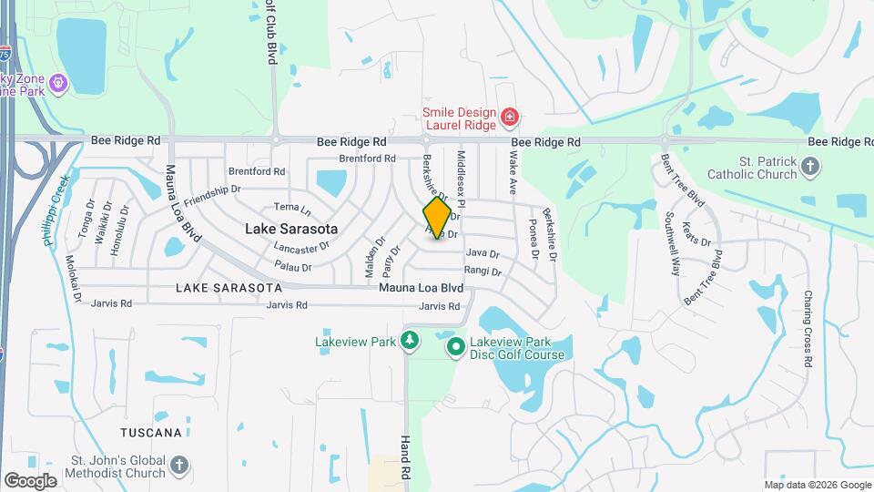 7125 Java Dr Map and Location Details