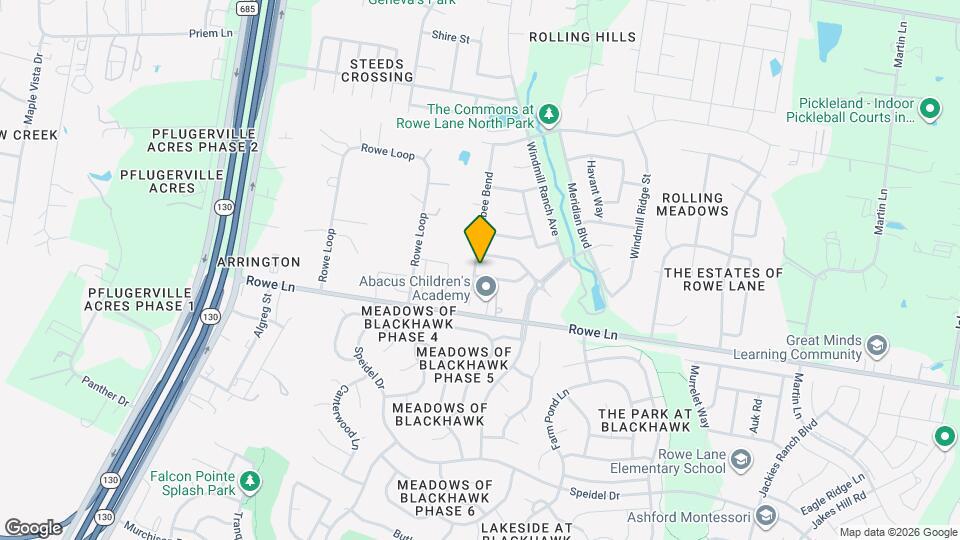 2300 Dovetail St Map and Location Details