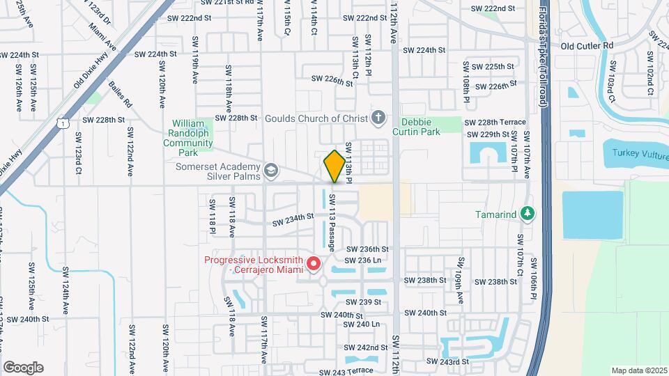 13316 SW 232nd Terrace Map and Location Details
