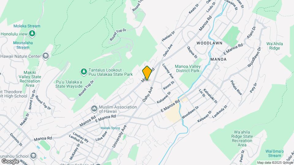 2871 Manoa Rd, Unit C Mapa y Detalles de la Ubicación