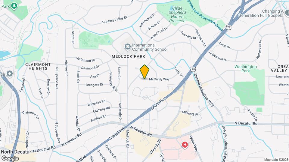2481 McCurdy Way Map and Location Details