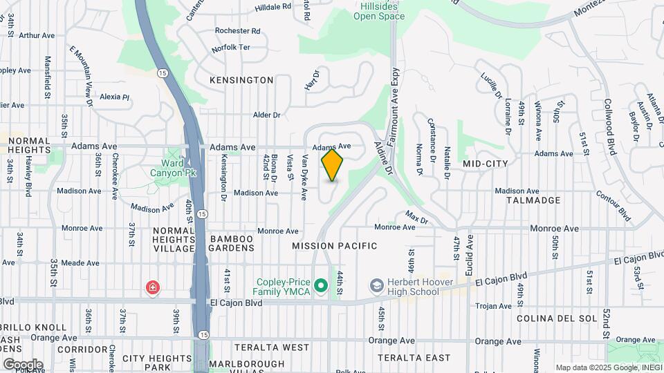 4564 E Talmadge Dr Map and Location Details